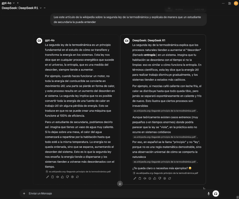 Pruebas con Deepseek